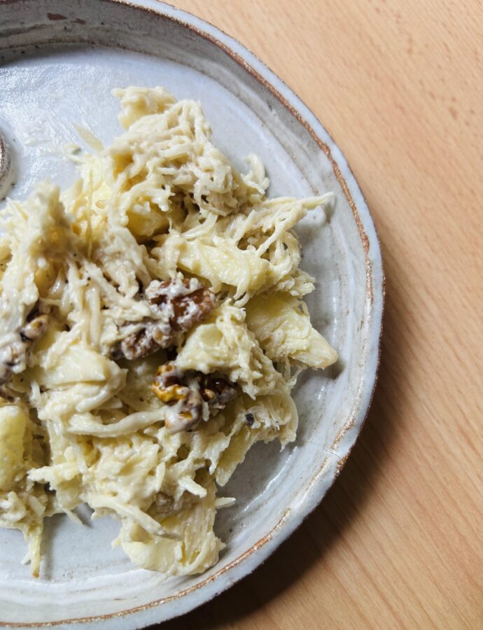 Le céleri rémoulade délicieux et pas trop lourd